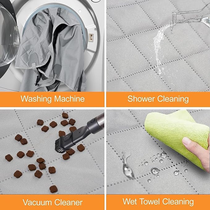 GXT Dog Back Seat Cover Protector for Cars SUV and Trucks with Mesh Window, Scratchproof Nonslip and Waterproof Material