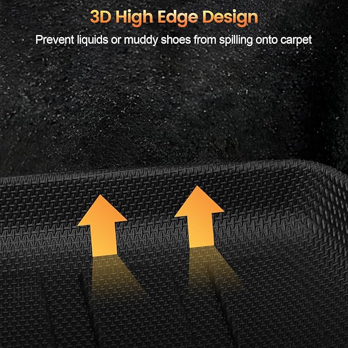 Sze Cargo Liner for Subaru Solterra 2023 2024 2025 2026 / Toyota bZ4X 2023 2024 2025 All Weather Cargo Mat for Subaru Solterra TPE Trunk Mat for Toyota bZ4X Waterproof Stain-Resistant Trunk Liner