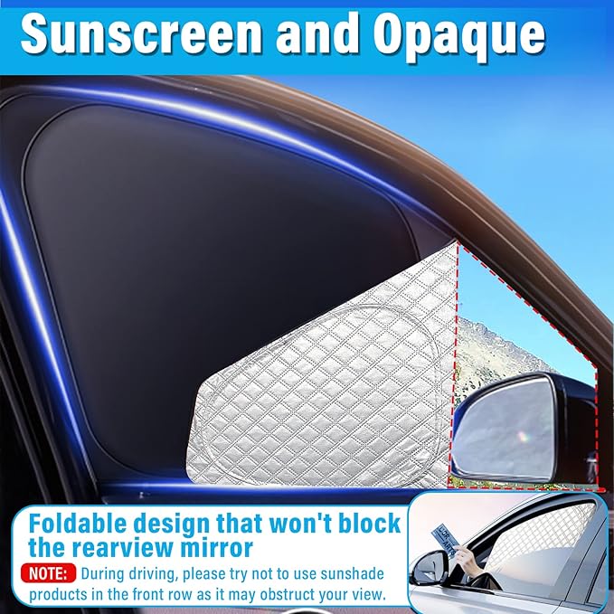 KMF 8pcs Thicken Full Window Sun Shade for Lexus NX Accessories 2022-2024 2025,Car Window Covers Sunshade for Windshield Side Rear, UV Block and Privacy Blackout for Car Camping/Outdoor