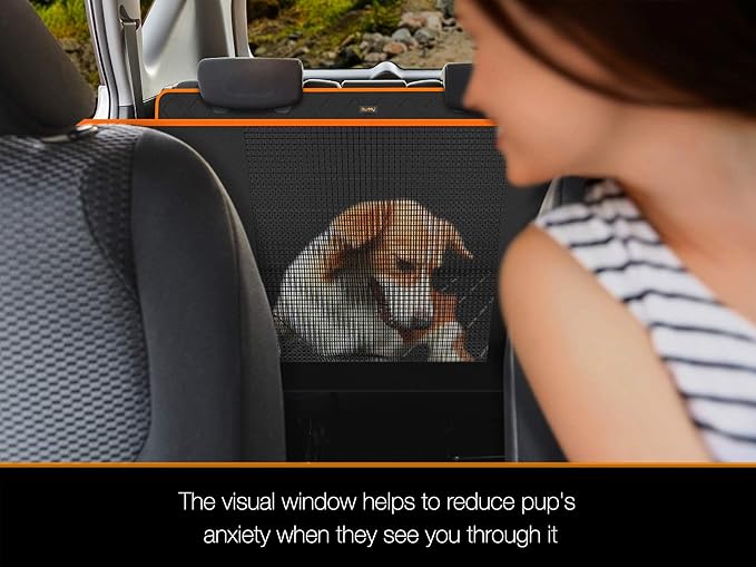 iBuddy XXL Dog Seat Cover for Trucks with Mesh Window Waterproof Dog Truck Hammock Durable Back Seat Protector for Full Size Pickup Trucks Machine Washable X-Large Truck Pet Seat Cover for Ram 1500