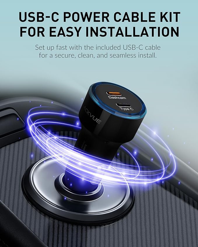 BlackVue DR770X-2CH II 256GB Dash Cam – Dual Full HD Front & Rear, Enhanced Visual Clarity, Fast Boot, USB-C for Seamless Installation, Effortless Video Playback via Wi-Fi, Smart Parking Mode