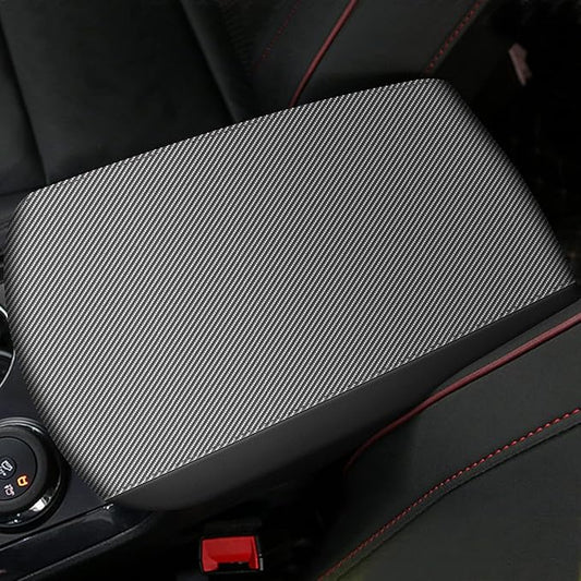 AOMSAZTO Armrest Covers for 2011-2019 Ford Explorer Carbon Fiber Carbon Fiber