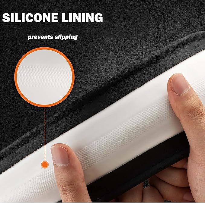 Vintage Groovy Flowers Car Leather Steering Wheel Cover - 15-inch Universal Microfiber- Soft & Breathable & Silicone Anti Slip Auto Steering Wheel Wrap for Women (Sage Green)