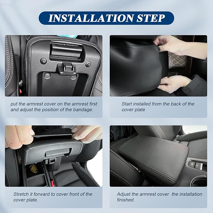 BIBIBO for 2025 Nissan Kicks Center Console Cover for 2025 Nissan Kicks S/SV/SR Arm Rest Cover 2025 Nissan Kicks Interior Accessories 2025 Nissan Kicks Armrest (A)