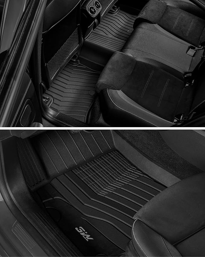 3W Floor Mats for Mercedes Benz CLA 250(2020-2026) / GLA 250(2021-2026), TPE All Weather Custom Fit Floor Liner for Benz CLA GLA, TPE All-Weather Custom Fit Car Liners