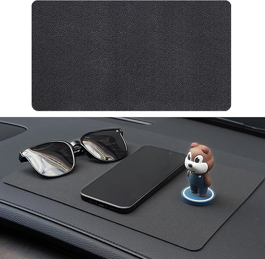 SKYLOTEC Car Dashboard Anti Slip Rubber Pad, Universal Car Non Slip Gel Mat Dash Pad for Cell Phones, Sunglasses, Keys, Electronic Devices
