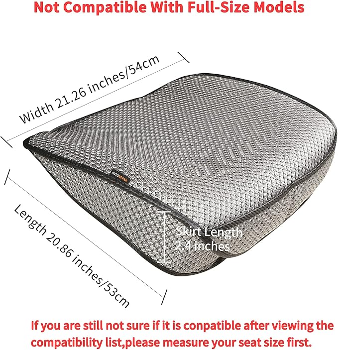 Auto Newer Breathable Universal Four Seasons Car Seat Covers， Luxury Car Seat Cushion，Protectors for Front Seat Bottoms,Compatible with 95% Vehicles， Fit for Cars Truck SUV or Vans(2PCS,Grey)