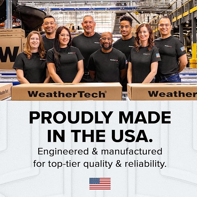 Weathertech Custom Fit FloorLiners for Ford F-150 Lightning, F-150, F-150-1st & 2nd Row (46697-1-2), Grey