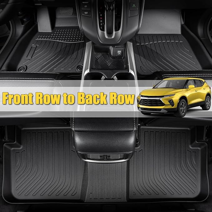 for BMW X1 Floor Mats 2016 2017 2018 2019 2020 2021 2022, TPE All Weather Car Floor Mat Cargo Liner Anti-Slip Waterproof Accessories for BMW X1 2016-2022