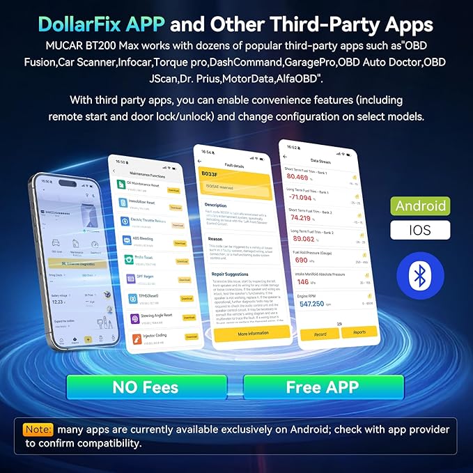 Bluetooth OBD2 Scanner