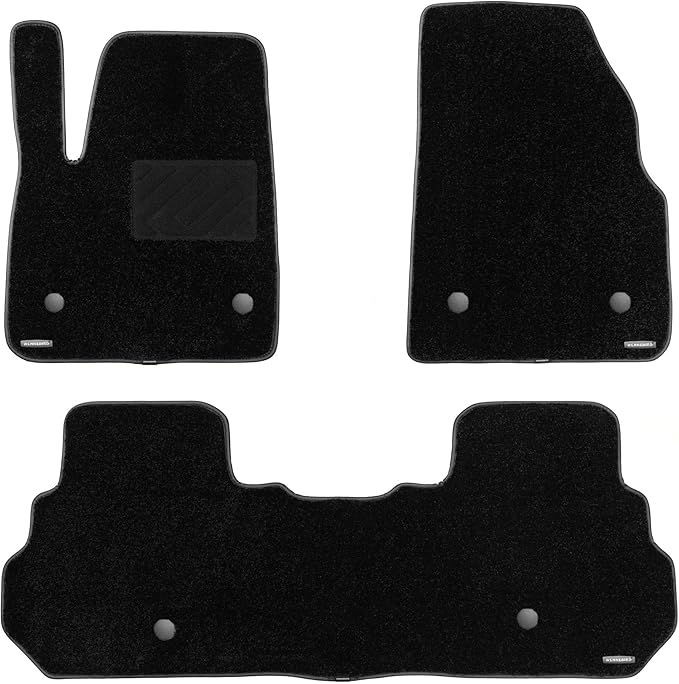 WENNEBIRD Superior Carpet Floor Mats for 2019-2025 Chevrolet Blazer (Excludes EV), 0.6-Inch Ultra-Thick, Noise-Reducing, All-Weather Waterproof Anti-Slip – 3-Pc Set