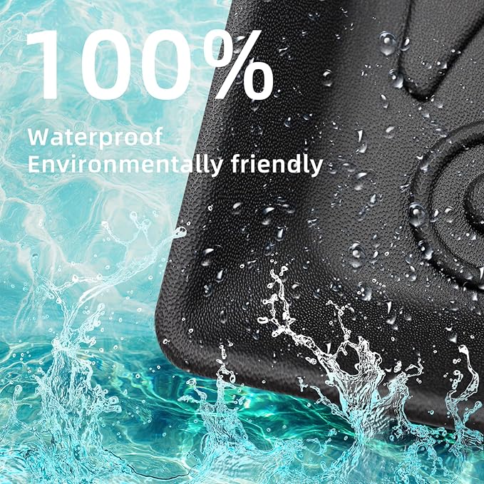 Floor Mats Compatible with Nissan Murano Accessories, Car Floor Liners Carpet Protection TPE All Weather Guard Custom Fit for Murano 2017.5-2024 (3PCS, Black)