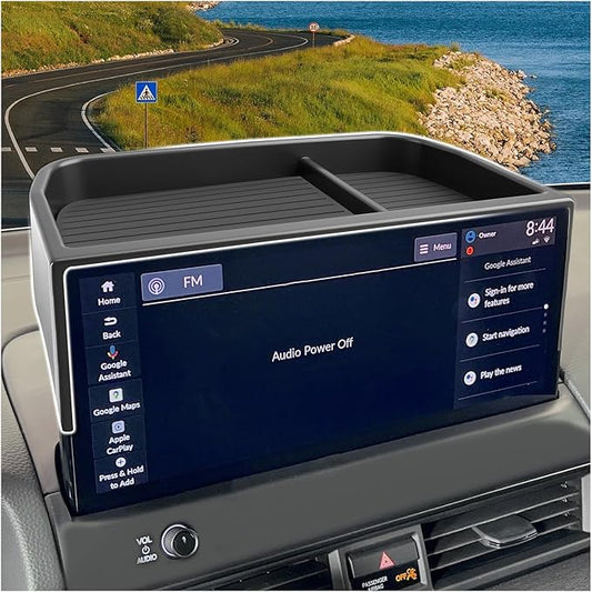 SXCY for 2026 Honda Passport Dashboard Organizer Tray for 2026 Honda Passport Accessories Screen Back Tray 2026 Passport Behind Dash Console Organizer Tray