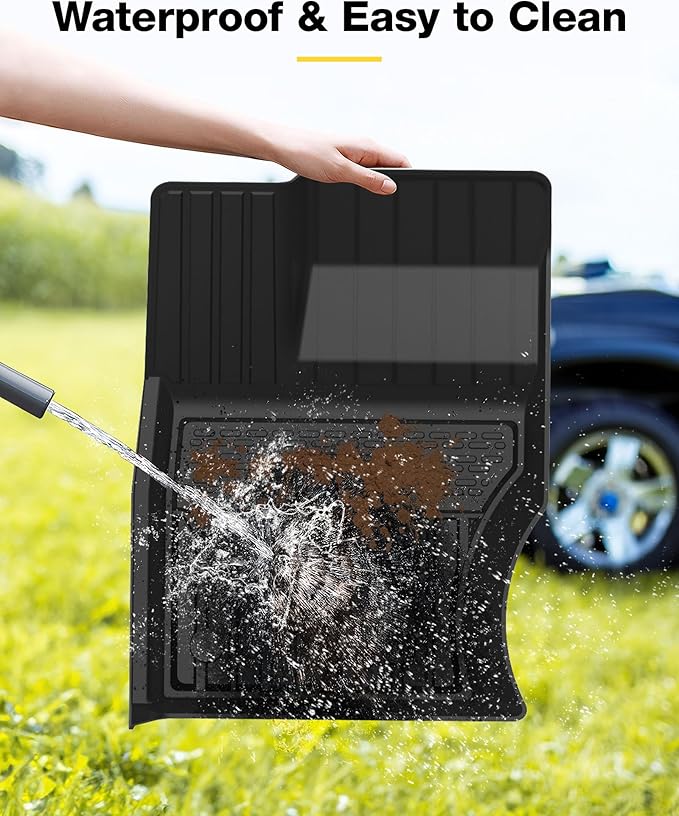 3W Floor Mats Fit Range Rover Sport 2014-2022(Not for Range/Land Rover Discovery Sport) TPE All Weather Custom Fit for Land Rover Sport 1st and 2nd Row Full Set Car Liners - Black