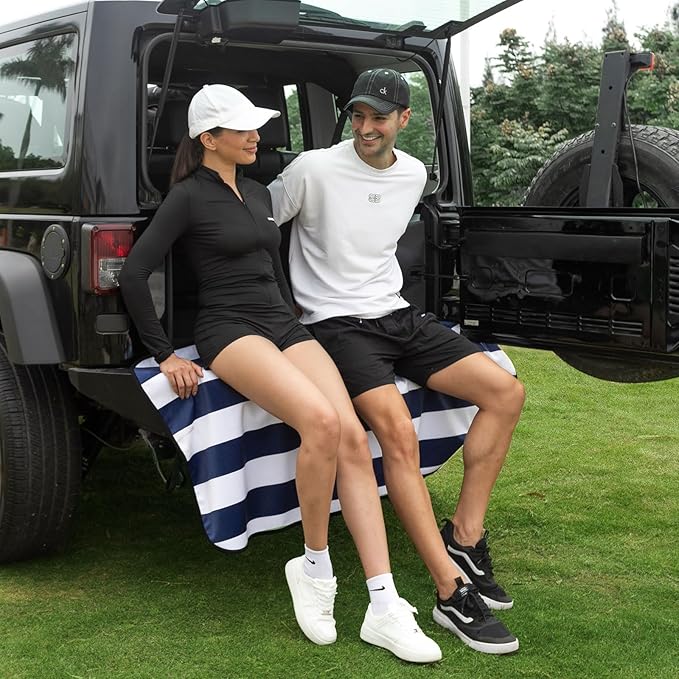 Waterproof Car Seats Cushions with Non Slip Back - Universal Automotive Seats Cover Fit for Cars Truck SUV Seat - Portable Carseat Protectors Great for Dog or Kid Outdoor Sport Activities