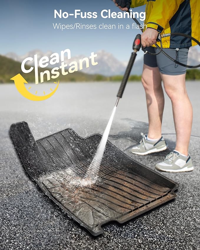 3W Floor Mats for Mercedes Benz CLA 250(2020-2026) / GLA 250(2021-2026), TPE All Weather Custom Fit Floor Liner for Benz CLA GLA, TPE All-Weather Custom Fit Car Liners