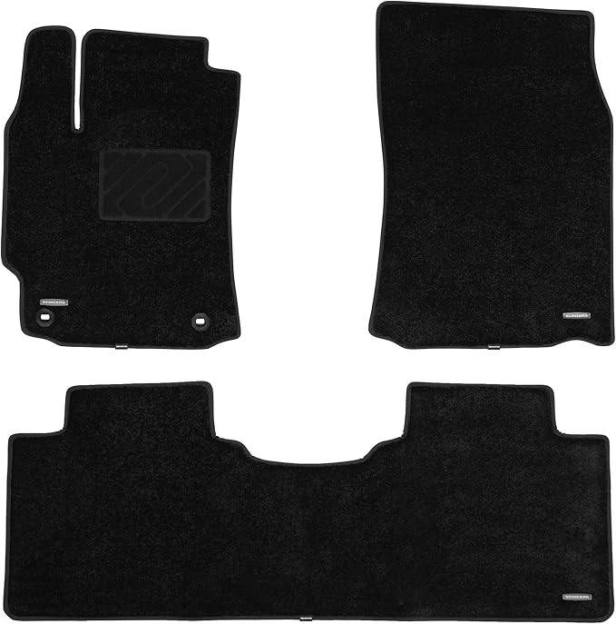 WENNEBIRD Superior Carpet Floor Mats for 2012-2017 Toyota Camry, 0.5-Inch Ultra-Thick, Noise-Reducing, All-Weather Waterproof Anti-Slip – 3-Pc Set