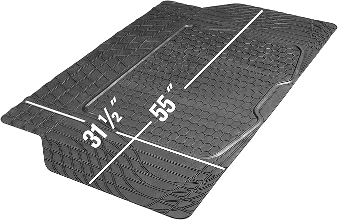 Armor All Heavy-Duty Cargo Mat, Universal Fit Mat for Cars, Trucks, SUVs — Black