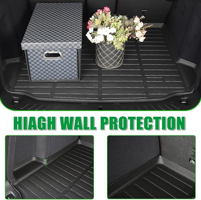 for Volkswagen Tiguan Floor Mats 2018 2019 2020 2021 2022 2023 2024 Car Mats for VW Tiguan Accessories All Weather Floor Mats Cargo Liner 2018-2024