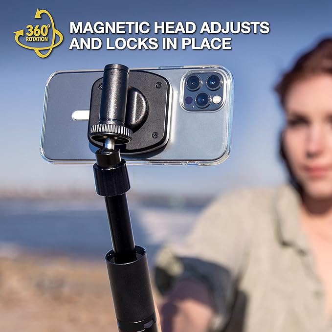 Scosche MP2TR1-SP MagicMount Pro 2 Tripod/Selfie Stick Phone Mount with Adjustable Arm