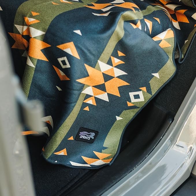 Sprints Athletic Running Towel, Full-Sized, Car Seat Cover - Performance Microfiber (Steppes Frontier)