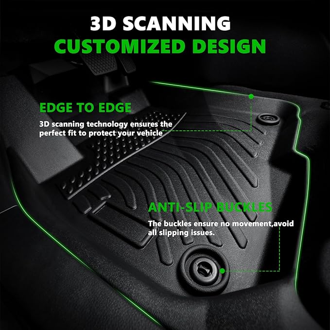 for Volvo S60 Floor Mats 2019-2025, All Weather Car Mats Cargo Liner Accessories