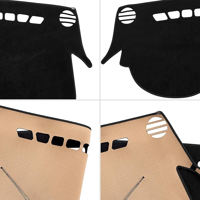 SPEEDWOW Dashboard Dash Board Cover Mat Carpet Compatible with Hyundai Sonata YF with Cutout for Speakers 2011-2014(Not Compatible with Hyundai Sonata NF)