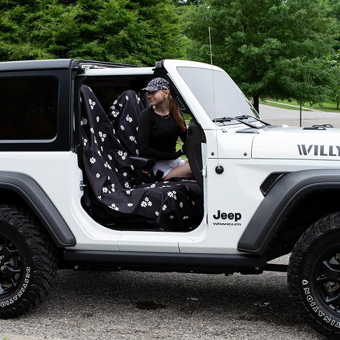 Sprints Athletic Running Towel, Full-Sized, Car Seat Cover - Performance Microfiber (Florid Declamation)