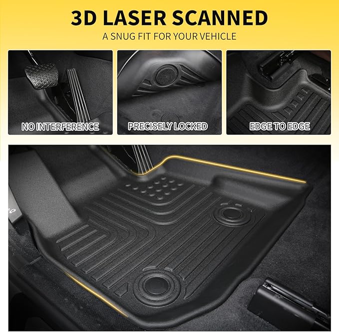 for Buick Encore GX FWD Floor Mats 2020 2021 2022 2023 2024 2025 2026 (Preferred/Select/Essence/Sport Touring/Avenir), TPE Automotive All Weather Custom Car Floor Mats Cargo Liner Full Set Accessories