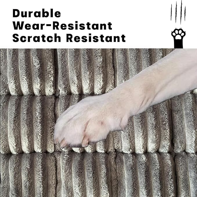 Non-Slip Dog Bed Mat for Car, Fuzzy Backseat Pet Mat, Travel Pet-Friendly Seat Cover for Cars, Compatible with Backseat Extenders and Seat Protectors 24.8x54 inch