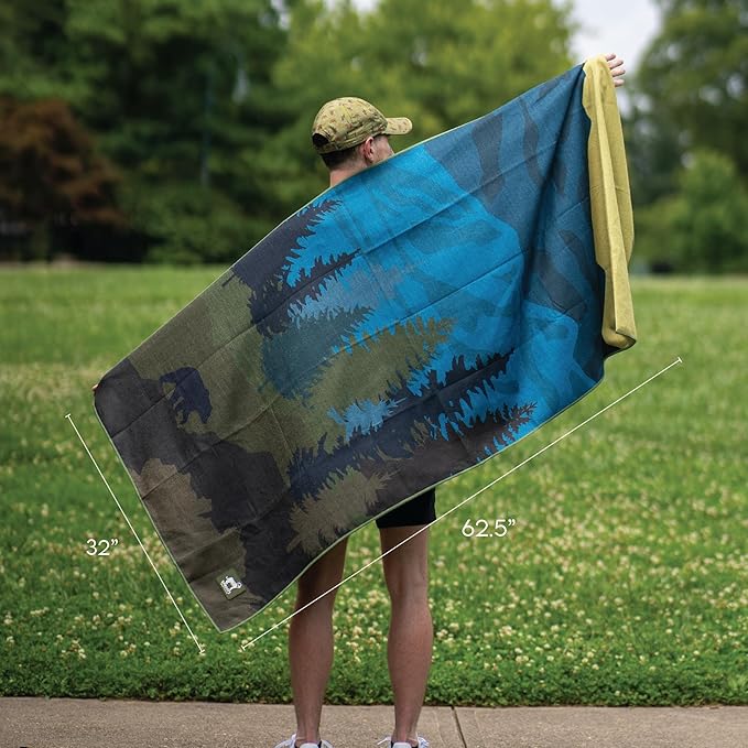 Sprints Athletic Running Towel, Full-Sized, Car Seat Cover - Performance Microfiber… (Grizzly Guide)