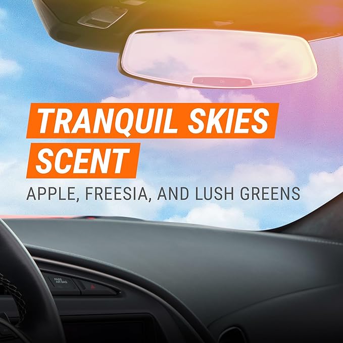 Armor All Car Air Freshener and Purifier, Car Odor Eliminator, Stocking Stuffers, 1.5 Ounce (Pack of 3)