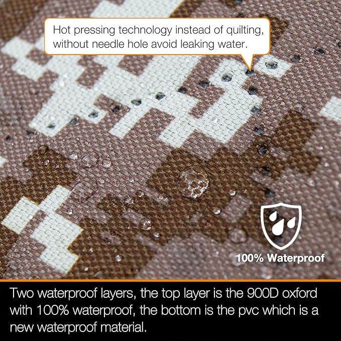 iBuddy Truck Seat Cover for Dogs Waterproof 900D Soft Back Seat Cover for Crew Cab Protects Vehicle from Dog Hair, Scratches, Dirt Durable Rear Seat Cover for Pickup Truck F150 F250 Ram GMC 1500 2500