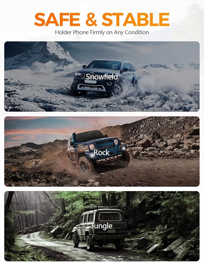 Wireless Car Charger Phone Holder Mount, 15W Fast Charging Auto Clamping Phone Holders for Your Car Dashboard Windshield Air Vent Car Accessories for iPhone, Samsung Galaxy, Google Pixel etc