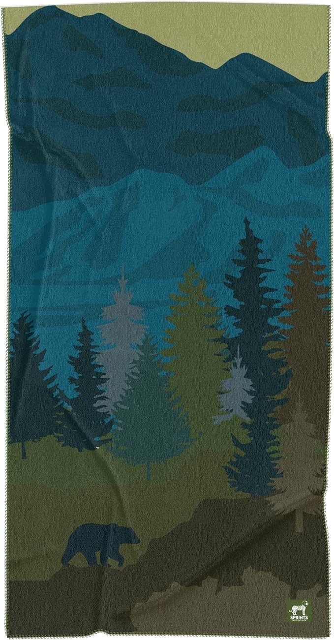 Sprints Athletic Running Towel, Full-Sized, Car Seat Cover - Performance Microfiber… (Grizzly Guide)