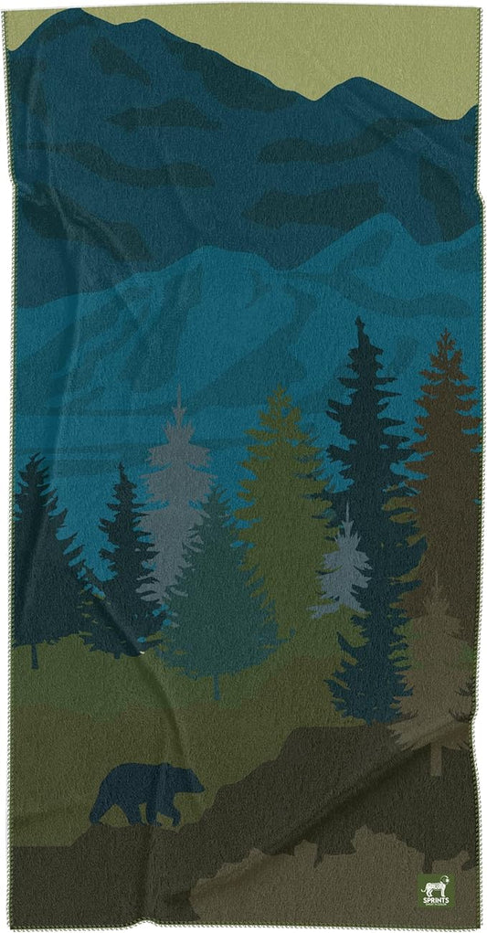 Sprints Athletic Running Towel, Full-Sized, Car Seat Cover - Performance Microfiber… (Grizzly Guide)