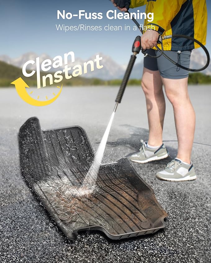 3W Floor Mats & Cargo Liner for Benz GLE 2020-2026, TPE All Weather Custom Fit Floor Liner & Trunk Mats Car Mats fit GLE 350/450/450e/580/53 AMG/63 AMG S(Fit 5 Seats, Not Fit Coupe/W167)