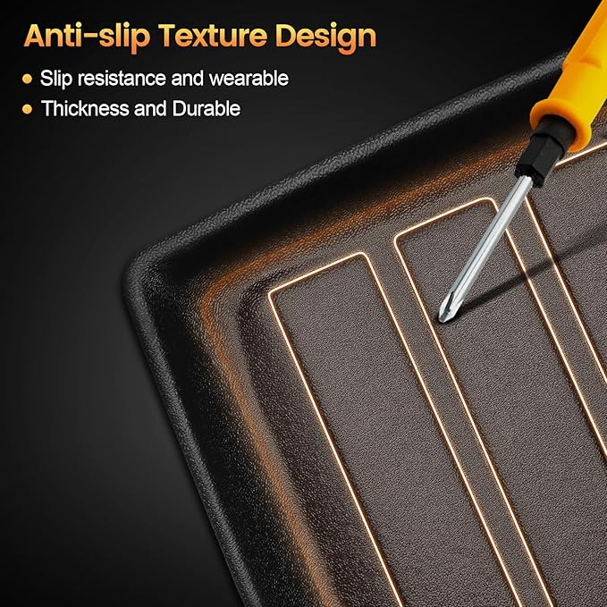 Sze Cargo Mat with Backrest Mats for 2025 2026 Chevrolet Chevy Equinox/GMC Terrain Trunk Mat TPE Seats Back Mat All Weather Cargo Liner for Chevy Equinox Accessories (Cargo Mat+Backrest Mat)