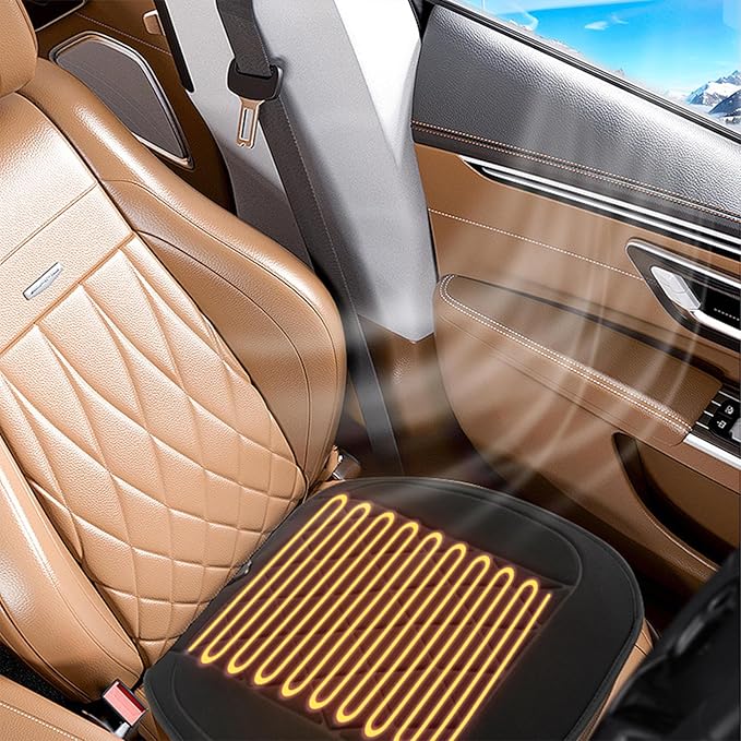 Universal Warm Car seat Cushion Fits Most Cars It is The Warmest Gift for Drivers in Winter,USBport