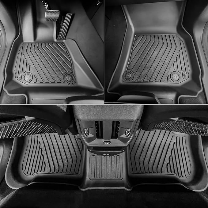 Floor Mats & Cargo Mat & Backrest Mats for BMW X3 2026 2025 Custom Fit TPE All Weather 1st & 2nd Row Car Mats and Trunk Liners Accessories for 30 xDrive M50 xDrive