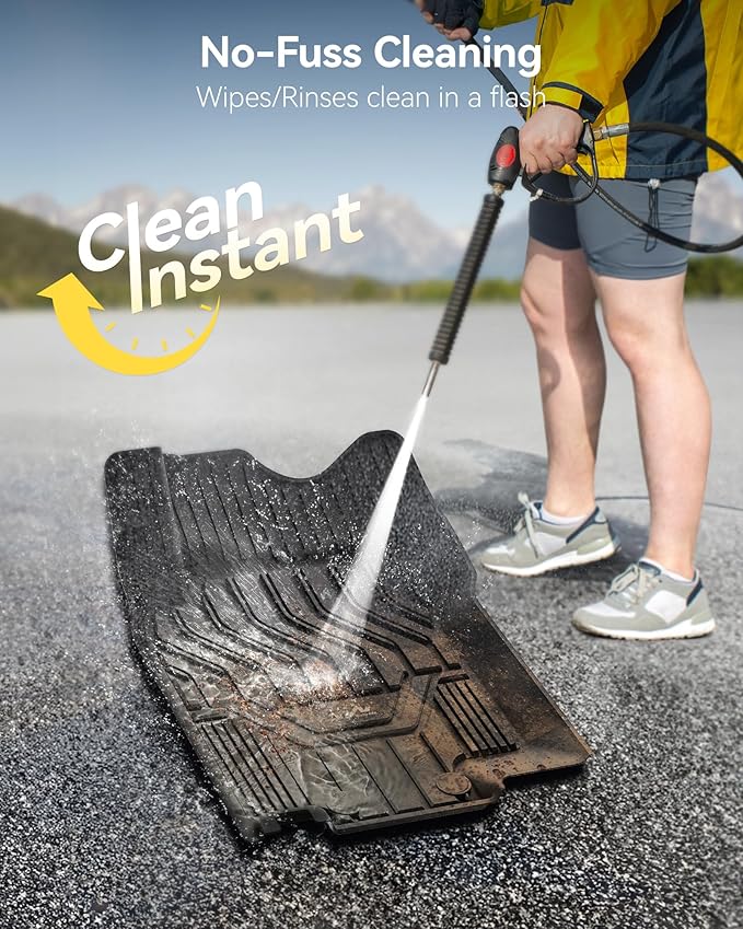 3W Floor Mats & Cargo Mats for Nissan Rogue 2026-2021 S/SV/SL/Platinum, Custom Fit TPE All Weather Floor Liner for Rogue Accessories Full Set Car Mats & Trunk Mat (Not Fit Rogue Sport), Black