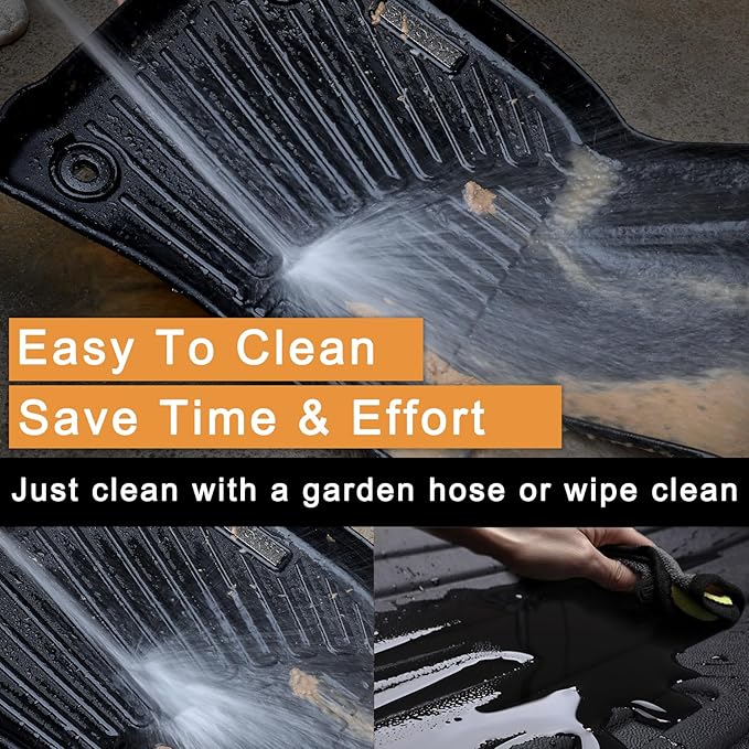 Trunk Mat for 2015-2019 2020 Chevy Chevrolet Suburban/GMC Yukon XL with Backrest Mat,TPE All Weather Protection Cargo Liner with Velcro Rear Seats Backrest Accessories