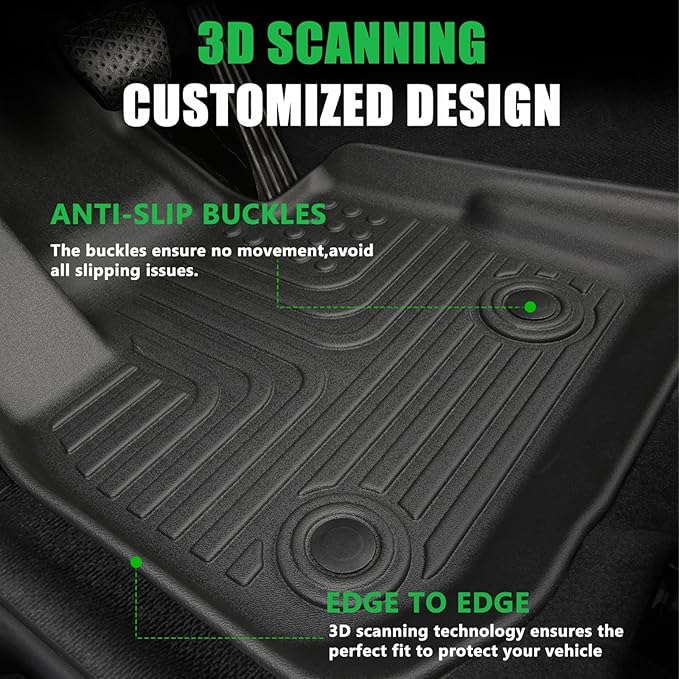 for Nissan Armada/Infiniti QX80 Floor Mats 2025 7 Seats,Car Mats for Nissan Armada All Weather Floor Mats Cargo Floor Liner Accessories 2025