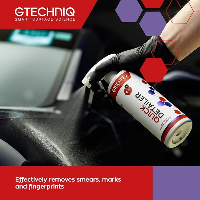 Gtechniq Quick Detailer Spray Car Polish Removes Fingerprints and Watermarks, Detailing Spray Suitable for Bodywork 5000ml, Car Accessories for Car Detailing Kit