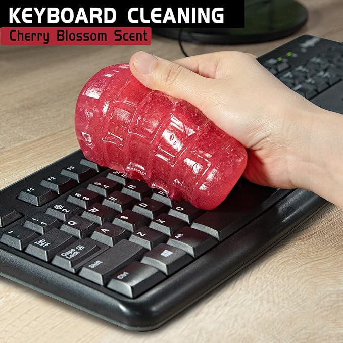 TICARVE 2Pack Cleaning Gel Car Putty Car Clean Putty Gel Auto Tools Car Interior Cleaner Car Cleaner Car Cleaning Slime Car Assecories Keyboard Cleaner Rose (320g/11.2oz)