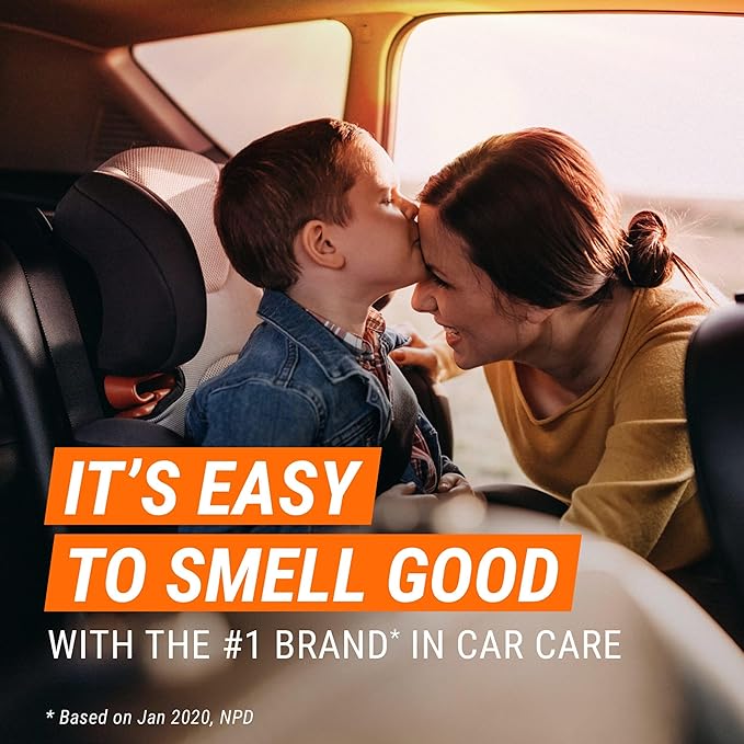 Armor All Car Air Freshener and Purifier, Car Odor Eliminator, Stocking Stuffers, 1.5 Ounce (Pack of 3)