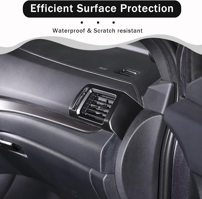 Armrest Box Handle Cover & Side Air Vent Cover & Window Lift Switch Panel Cover Trim Kit Compatible with Pilot 2016-2022/ Passport 2019-2023 Accessories ABS (Matte Black)