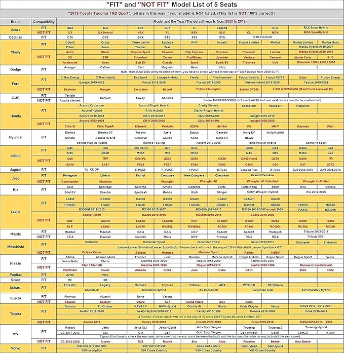 AOOG Leather Car Seat Covers with Car Backseat Organizer, Universal fit Automotive Vehicle Most Sedan SUV Pick-up Truck (Front Pair, Black&Red)