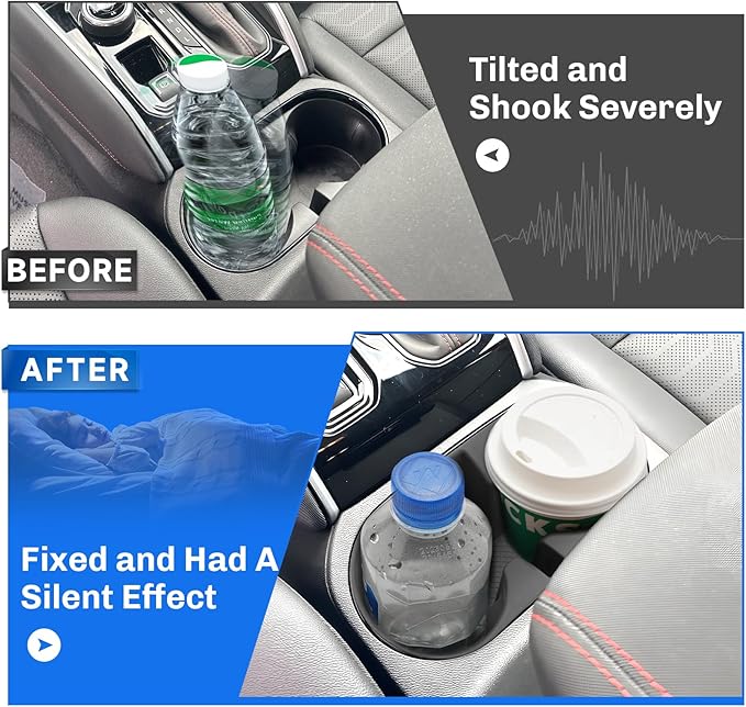 SXCY for 2023-2025 Chevrolet Colorado/Canyon Accessories Cup Holder Insert Silicone Cup Holder Limiter for 2025 Chevy Colorado/Canyon Drink Holder Adapter Non-Slip Drink Stopper Stabilizer