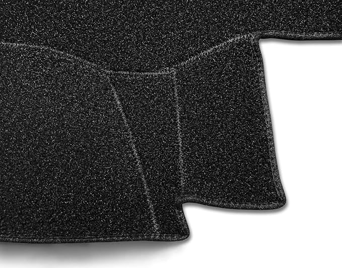 Iggee Custom Premium Carpet Dash Cover Compatible for 2000-2006 Chevy Silverado Made in The USA (Charcoal)